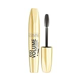 Eveline Cosmetics Big Volume Explosion Mascara - Volumengebend & Verlängernd | 20 Reihen flexibler Borsten für klumpenfreie, tiefschwarze Wimpern