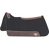 Classic Equine ContourPedic Western-Schabracke, quadratisch, 76,2 x 76,2 cm, Schwarz