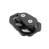 Motorrad Fußrasten Für R1200GS LC R 1200 GS 2013-2021 Hinten Fuß Bremshebel Pedal Vergrößern Verlängerung Hinten Brems Peg Pad Extender CNC Fußrasten(Black)