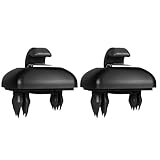 2 Stück Sonnenblende Clip (Schwarz),Sonnenblende Halterung,für Audi A1 A3 A4 A5 Q3 Q5 A7 B6 B7 B8 S4 S5,Sonnenblende Clip,Auto-Sonnenblendenhalterung,Haken Zubehör,Sonnenblendenzubehör,Blendfreie