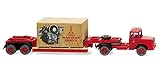 Wiking 050305 H0 Tiefladesattelzug Magirus Deutz rot Spur HO 1:87 - Kein Spielzeug!!