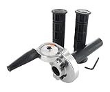 Kurzhubgasgriff RACING inkl. Lenkergriffe universal Chrom