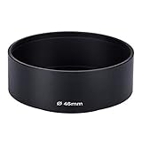 CELLONIC® Gegenlichtblende kompatibel mit Leica Summarit-M - Ø 46mm - Filtergewinde LN-46S Objektiv Sonnenblende Kamera Streulichtblende Lens Hood