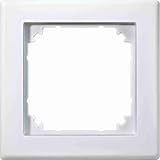 Schneider Electric Merten M-Smart-Rahmen für Steckdosen und Schalter, 1-fach, polarweiss, Artikelnummer 484119