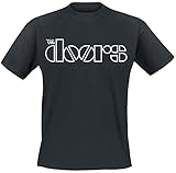 The Doors Logo Männer T-Shirt schwarz L 100% Baumwolle Band-Merch, Bands