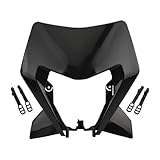 For 2024 Maske XC SX SXF XCW 125 Zu 500 Universal Motocross Dirt Pit Bike Zubehör Enduro Motorrad Maske(Black)