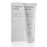 Enlighten White - Fluorid aufhellende Zahnpasta, 75 ml - Zahnschmelzschutz und Zahnaufhellung, für gesunde und strahlend weiße Zähne, von Zahnärzten empfohlen