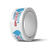 DEIN EPOXID HARZ Klebeband für Epoxidharz Projekte | Formentrennband mit Antihaft Wirkung | Abdichtband für Resinart | Epoxy-Trenntape | 66, x 50mm (1)