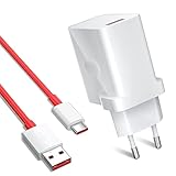 OnePlus Dash Ladegerät,5V 6A OnePlus Ladegerät mit Dash Ladekabel 3.3FT USB Typ C Schnellladekabel für OnePlus 10 Pro Nord 2T Nord CE 2 Nord N200 N20 8T 8Pro 7T Pro 7T 7Pro 7 6T 6 5T 5 3 3T N10 N100