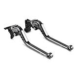 Bremshebel Für Triumph Für Tiger Für 800 Für XC/XCX/XR/XRX Für Tiger 1050/Sport Bonneville T120/T100 Scrambler/Street Motorrad Bremse Kupplung Hebel Kupplungshebel Motorrad(Titanium Long)