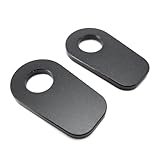 Aharon Motorrad-LED-Blinkerhalter im 2er-Pack | Kompatibel mit BMW, M8/M10-Gewinde | Blinkerplatten | ABS Plastic Montageplatten | Adapterplatten Motorrad-Blinkleuchten | Blinker für Motorräder
