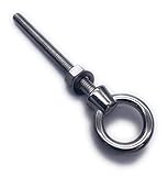 2 Stk. Augbolzen | M10x100mm | Augenbolzen | Ringschraube lang | Ösenschraube | Rostfrei Niro Inox Edelstahl | V4A A4 AISI316 (2, M10x100)