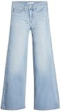 Levi's Damen 318 Shaping Wide Leg Jeans, Tall Glass of Water, 27W / 30L