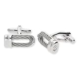 Charriol Manschettenknöpfe 0123068-W Edelstahl Silber 925/000