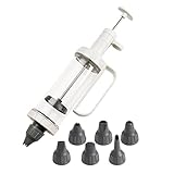 Dr. Oetker 1982 Einhand-Garnierspritze mit 6 Tüllen