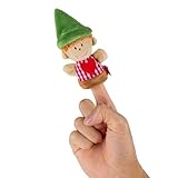 SIGIKID 43004 Fingerpuppe Seppl, Plüschpuppe zum Auf-die-Finger-stecken, Rollenspiel, Geschichten erzählen, Spielen, für Kinder ab 6 Monaten, Seppl/Mehrfarbig 10 cm
