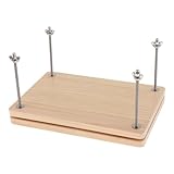 TTETTZ Buchpresse Aus Holz, Praktisches Buchbindewerkzeug für Heim DIY Buchbindekarten