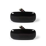 LLCTOOLS LED Seitenblinker in schwarz – Blinker kompatibel mit A2 2001-2005 A3 8L 1996-2003 A4 B5 1995-2000 A6 4B C5 1997-2005 A8 4D 1996-2002 TT 8N 1998-2006 – einfache Montage