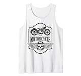Simson Tours AWO 425 Oldtimer GDR Motorrad mit Totenkopf Tank Top