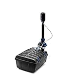 OASE 70234 Filtral UVC-Klärer 3000 - Unterwasserfilter, Teichklärer, Wasserspiel, inkl. 3 Fontänenaufsätzen für verschiedene Wasserspielvariationen für Teiche bis 3 m³, Schwarz