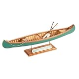 Artesanía Latina - Holzmodellschiff – Amerikanisches Kanu, The Indian Girl Canoe - Modell 19000, Maßtab 1:16 - Modelle zu Bauen - Anfängerlevel