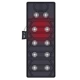 Snailax Massagematte mit Wärmfunktion - Massagesitzauflage mit Vibrationsmassage, elektrisches Ganzkörpermassagegerät, Massageauflage mit Wärme
