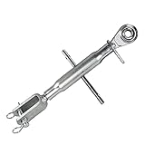 Traktor Unterlenker Stabilisator M24x3 375-510 mm verzinkt + Drehschutz + Knebel