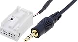Audioproject A150 - Autoradio AUX Adapter Kabel kompatibel VW Beta Delta RCD 210 310 RNS 310 510 - Audi Concert Symphony - Seat Skoda - Polo Golf Passat A2 A3 A4