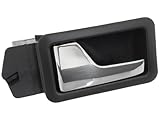 M MODECAR - Kompatibel mit Audi 80 B3 86-91 Innentürgriff vorne SCHWARZ + CHROM links für 893837019,