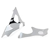 GZYF Motorrad Chrom Motor Seitenabdeckungen Rahmen Füller Schlüsselloch für M109R/INTRUDER M1800R / VZR1800 BOSS