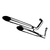 Auspuff Silvertail Komplettanlage Chrom kompatibel mit/für Honda VT 125 C2 Shadow JC29 1999-2000