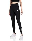 adidas Womens Essentials Linear Tight, Black/White, M