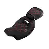 Motorrad Sitz Motorrad-Doppelsitz für Fahrer und Beifahrer für H&Arley für Touring für Street für Glide für Road für King für Special für Classic 1998–2008 2009–2022