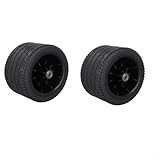 HpLive 7 Zoll Ersatzrad mit Doppellager für Faltbaren Bollerwagen, Allrad-Geländereifen, 360° Drehbar, Hochbelastbar bis 250 kg(2pcs)