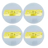 XIYUANFA 4 Stück Nabendeckel Aufkleber für BBS 56MM 60MM 65MM 70MM 80MM, Felgenkappen Aufkleber Ersetzen Nabenkappen Wheel Logo Caps Radnabenabdeckung Aufkleber,A-70MM