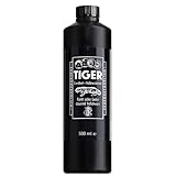 Bense & Eicke TIGER Leder-Schwärze - 500 ml, Leder schwarz färben und auffrischen, gleichmäßige Lederfärbung für Sattel, Stiefel, Schuhe, Lederjacke, Handschuhe, Autositze