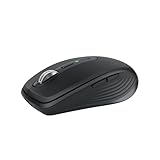 Logitech MX Anywhere 3S Compact Kabellose Maus, Fast Scrolling, 8K DPI Any-Surface Tracking, Quiet Clicks, Programmierbare Tasten, USB C, Bluetooth, Windows PC, Linux, Chrome, Mac - Graphit