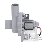 Nimomo Waschmaschinen-Ablaufpumpenmotor, 30 W, 0,2 A, 20 L/min, Kupferspule, Leistungsstarker, Hocheffizienter Waschmaschinenpumpenmotor, AC220-240 V