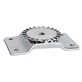 AMIAUD Platte aus Edelstahl zur Befestigung