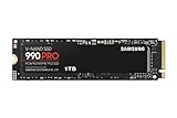 Samsung 990 PRO M.2 NVMe SSD (MZ-V9P1T0BW), 1 TB, PCIe 4.0, 7.450 MB/s Lesen, 6.900 MB/s Schreiben, Internes Solid State Drive, für Gaming und Videobearbeitung