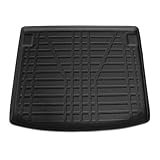 Kofferraumwanne Laderaumwanne für VW Caddy 2010-2015 Gummi TPE Schwarz