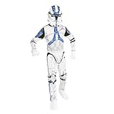 Rubie's Offizielles Disney Star Wars Clone Trooper Kinderkostüm, Kindergröße L 8 - 10 Jahre Halloween