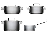 Iittala 1010451 Pfannen 4er Tools Pfannen-4er Set, Edelstahl, Silber, 30 cm, 4