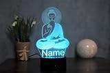 Optechvisual Personalisierte LED Buddha Lampe Eine Spirituelle Dekoration mit Persönlicher Note