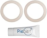 Piebert 2x Dampfring 65,73mmØ Dichtung 21531 + 10ml Spezialfett für Gastroback Design Espresso Advanced 42611 42612/S 42620 42609S