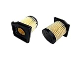 2 Stück Tuning Luftfilter 27mm Set passend für Hercules Prima 2 3 4 5 M2 M4 M5, Optima, MX1, Sachs 505/504 Mofa & Moped – Hochwertige Eckige Luftfilter