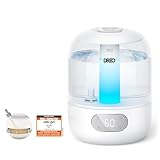 Dreo Luftbefeuchter für Schlafzimmer, kühler Nebel Luftbefeuchter für Haus und großen Raum, leiser Luftbefeuchter für Baby, Nachtlicht, ätherisches Diffusor, schnelle Ultraschall Luftbefeuchter