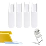 Stokke Tripp Trapp Beinverlängerungen – 4 Stück Antirutsch Zubehör für Hochstuhl, Kompatibel mit Tripp Trapp Baby Set, Newborn Aufsatz, Sitzkissen und Stokke Tray