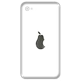 GreenIT 8 Aufkleber 3cm Birne mit Biss Handy Tablet Notebook Laptop Tattoo Deko Folie (Chrom)