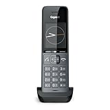 Gigaset COMFORT 520HX – DECT-Mobilteil mit Ladeschale – Schnurloses Telefon für Router und DECT-Basis, titanium-schwarz [Kompatibel in DE, IT, FR, NL, BE, CHE, AUT] [Ohne Basis]